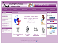 Boutique avec vente en ligne de lingeries féminines